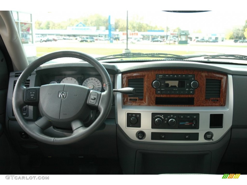 2007 Ram 1500 Laramie Mega Cab 4x4 - Brilliant Black Crystal Pearl / Medium Slate Gray photo #8