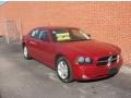 2008 Inferno Red Crystal Pearl Dodge Charger SXT  photo #8