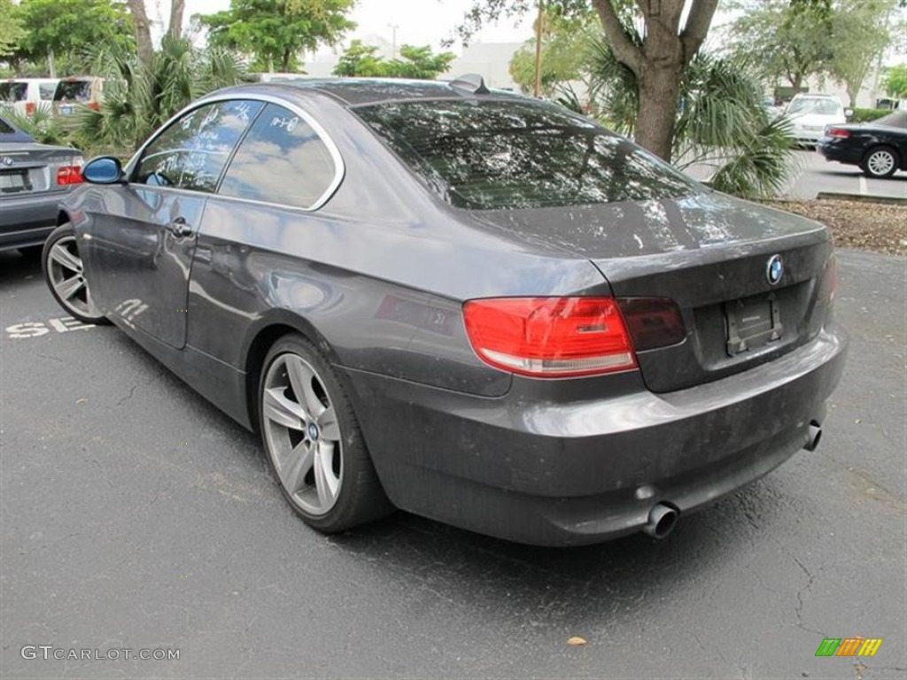 2008 3 Series 335i Coupe - Space Grey Metallic / Beige photo #3