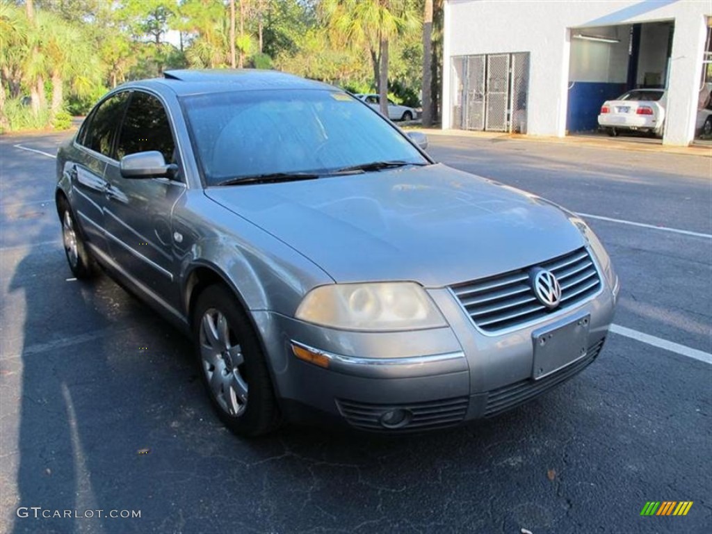 2001 Passat GLX Sedan - Silverstone Grey Metallic / Black photo #1