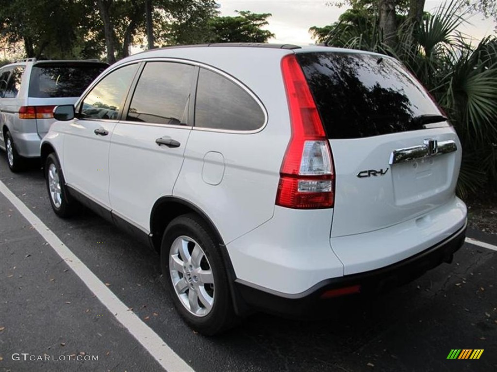 2008 CR-V EX - Taffeta White / Ivory photo #3