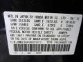 PB83P: Blackberry Pearl 2010 Honda Fit Sport Color Code