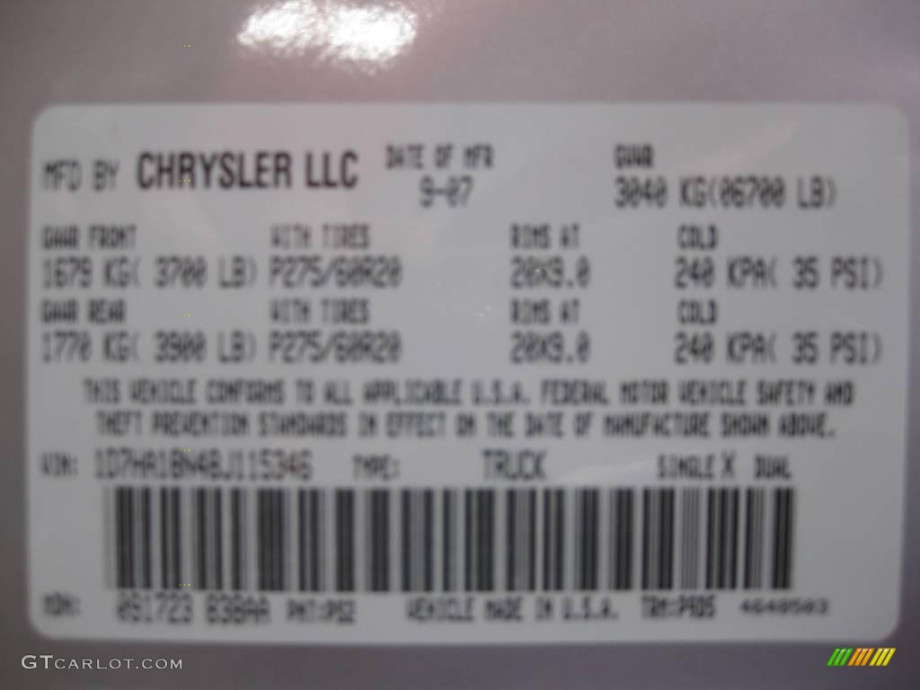 2008 Ram 1500 Big Horn Edition Quad Cab - Bright Silver Metallic / Medium Slate Gray photo #17