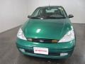 2002 Grabber Green Metallic Ford Focus ZX3 Coupe  photo #2