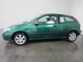 2002 Grabber Green Metallic Ford Focus ZX3 Coupe  photo #3