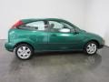 2002 Grabber Green Metallic Ford Focus ZX3 Coupe  photo #11