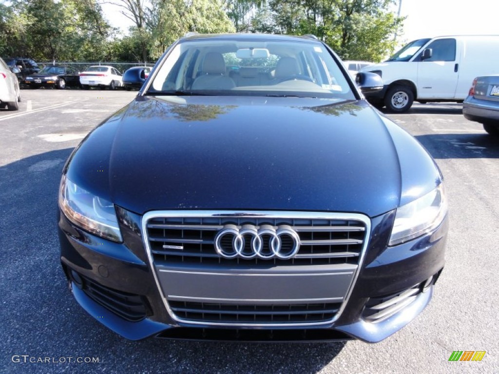 2009 A4 2.0T quattro Avant - Deep Sea Blue Pearl Effect / Light Grey photo #3
