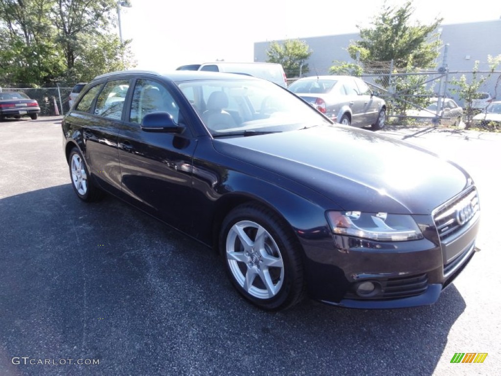 2009 A4 2.0T quattro Avant - Deep Sea Blue Pearl Effect / Light Grey photo #4