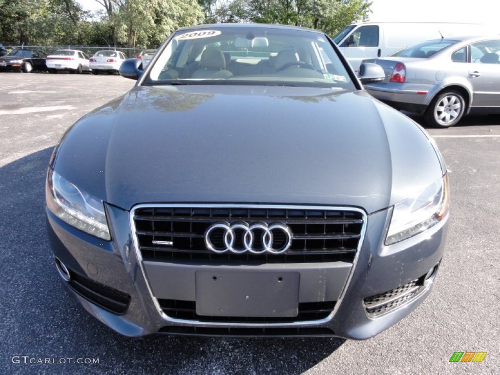 Meteor Grey Pearl 2009 Audi A5 3.2 quattro Coupe Exterior Photo #54992671