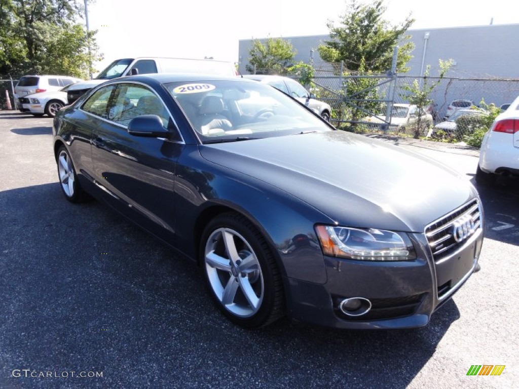 Meteor Grey Pearl 2009 Audi A5 3.2 quattro Coupe Exterior Photo #54992681