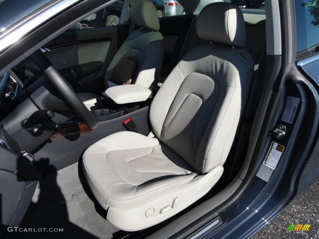 Pale Grey Interior 2009 Audi A5 3.2 quattro Coupe Photo #54992798