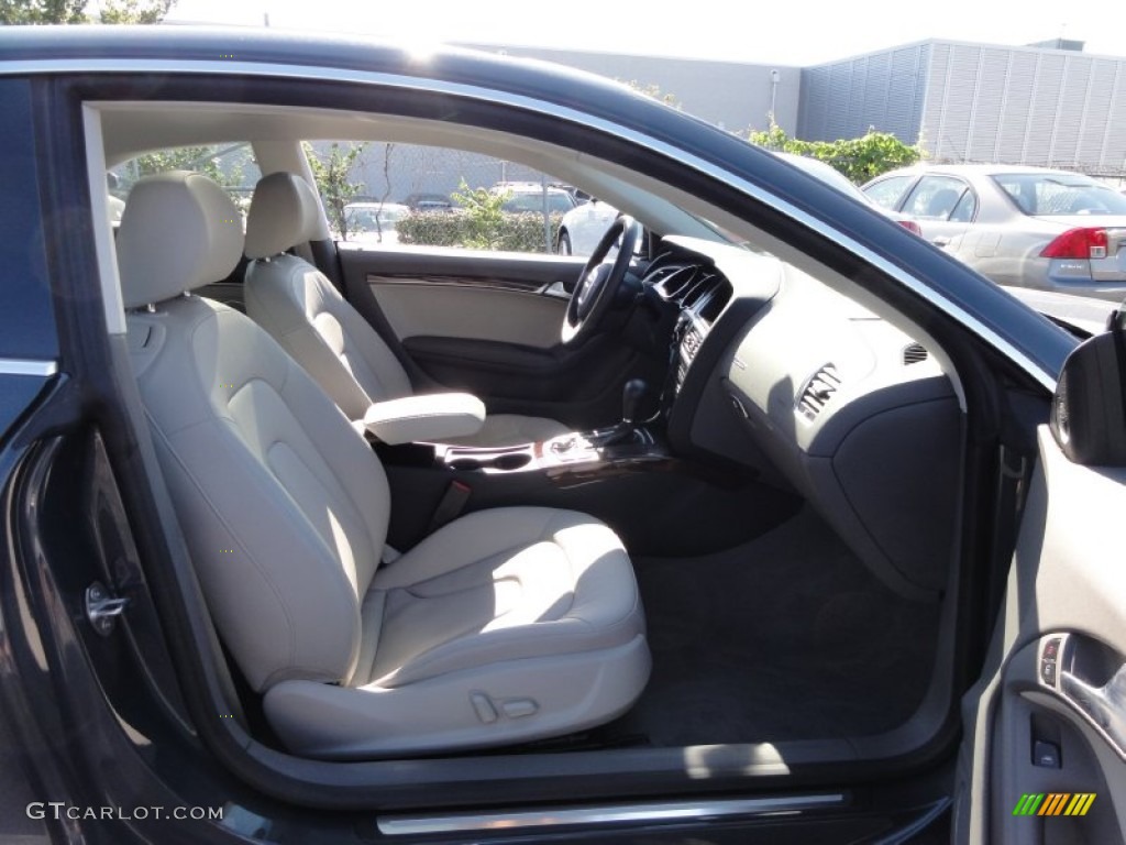 Pale Grey Interior 2009 Audi A5 3.2 quattro Coupe Photo #54992824