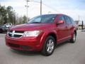 2009 Inferno Red Crystal Pearl Dodge Journey SXT  photo #1