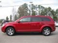 2009 Inferno Red Crystal Pearl Dodge Journey SXT  photo #2