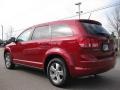 2009 Inferno Red Crystal Pearl Dodge Journey SXT  photo #3