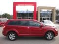 2009 Inferno Red Crystal Pearl Dodge Journey SXT  photo #5