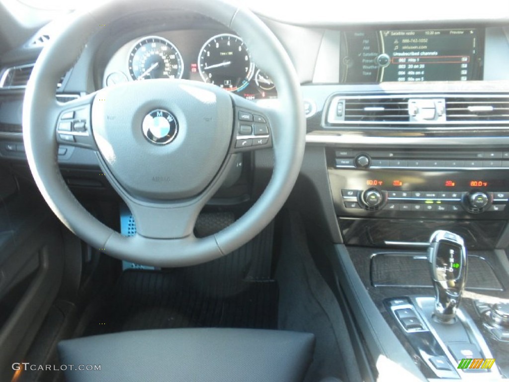 2012 7 Series 750Li Sedan - Dark Graphite Metallic / Black photo #4