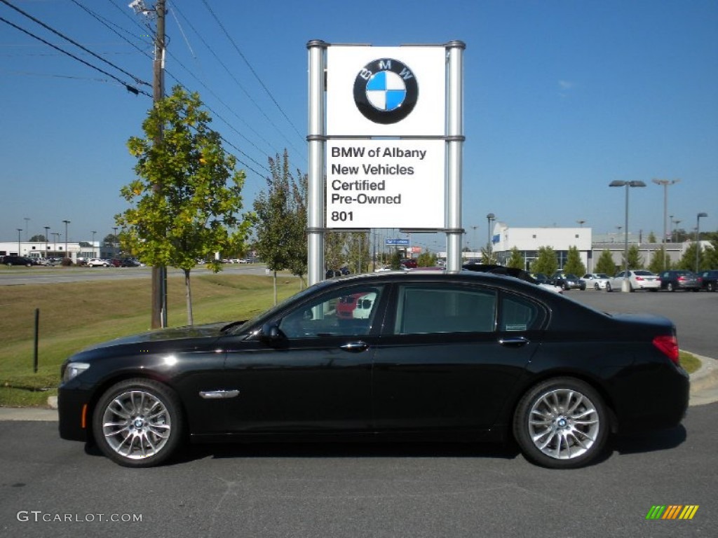 2012 7 Series 750Li Sedan - Black Sapphire Metallic / Black photo #1