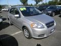 Cosmic Silver - Aveo LT Sedan Photo No. 4