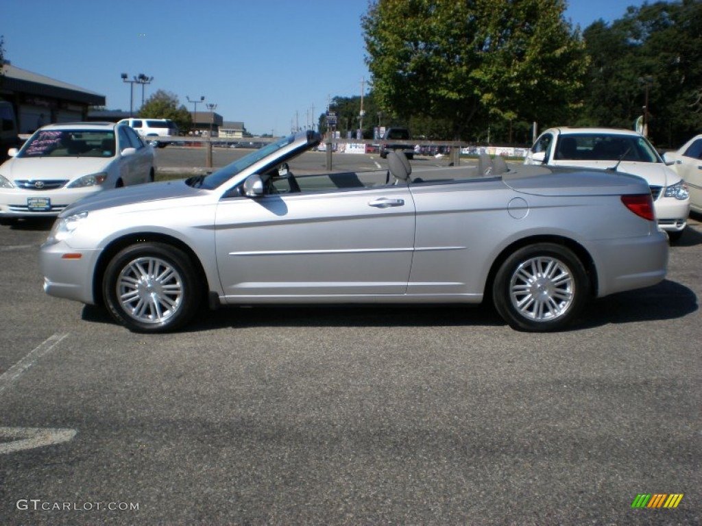 Bright Silver Metallic 2008 Chrysler Sebring Touring Convertible Exterior Photo #54994642