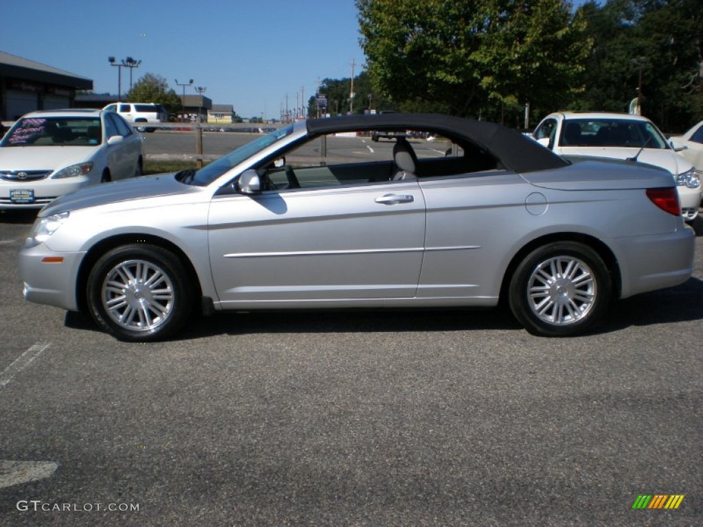 Bright Silver Metallic 2008 Chrysler Sebring Touring Convertible Exterior Photo #54994651