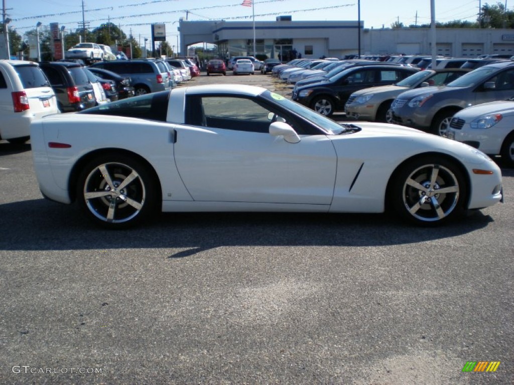 2008 Corvette Coupe - Arctic White / Ebony photo #4