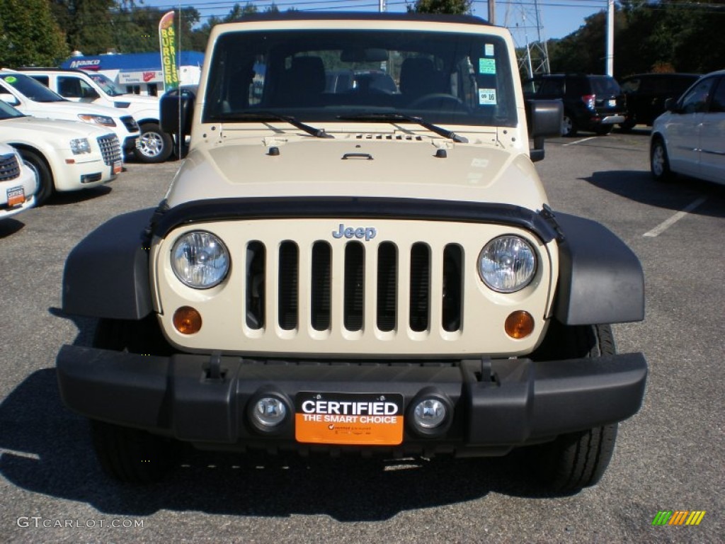 2012 Wrangler Unlimited Sport 4x4 - Sahara Tan / Black photo #2