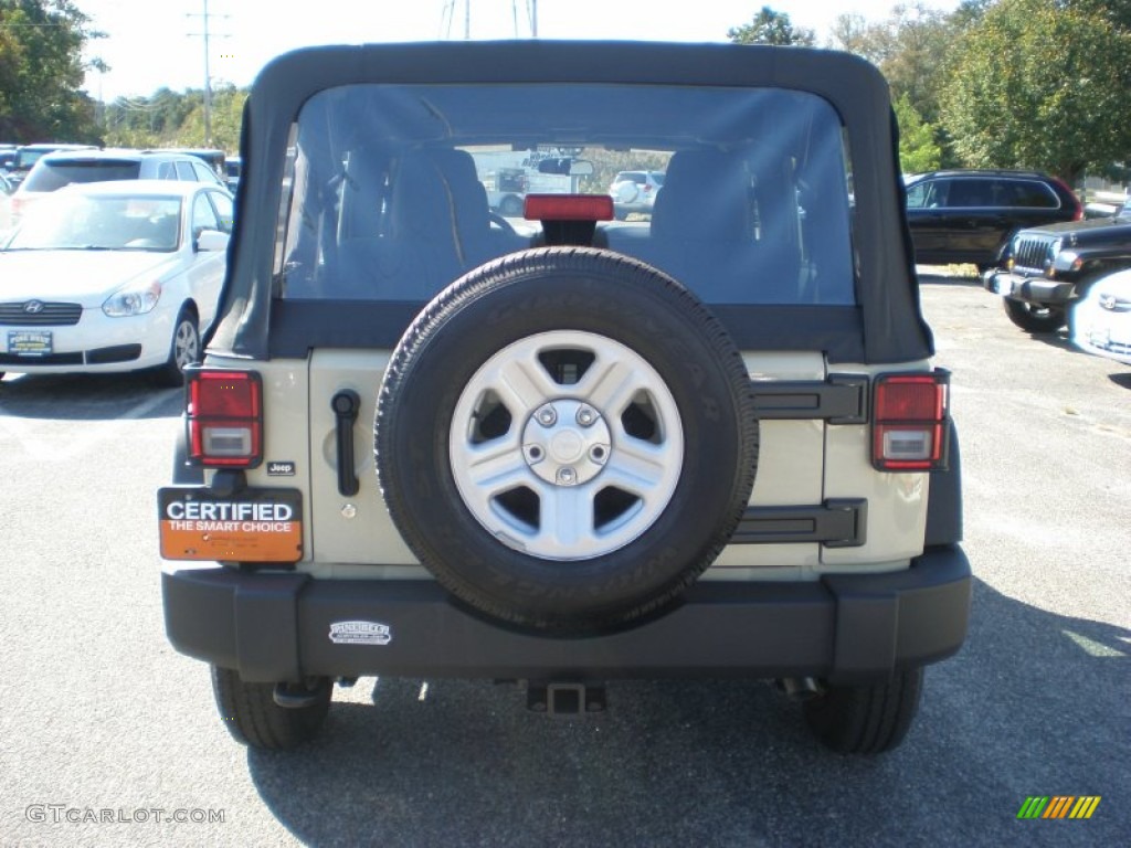 2012 Wrangler Unlimited Sport 4x4 - Sahara Tan / Black photo #6