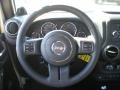 Black 2012 Jeep Wrangler Unlimited Sport 4x4 Steering Wheel