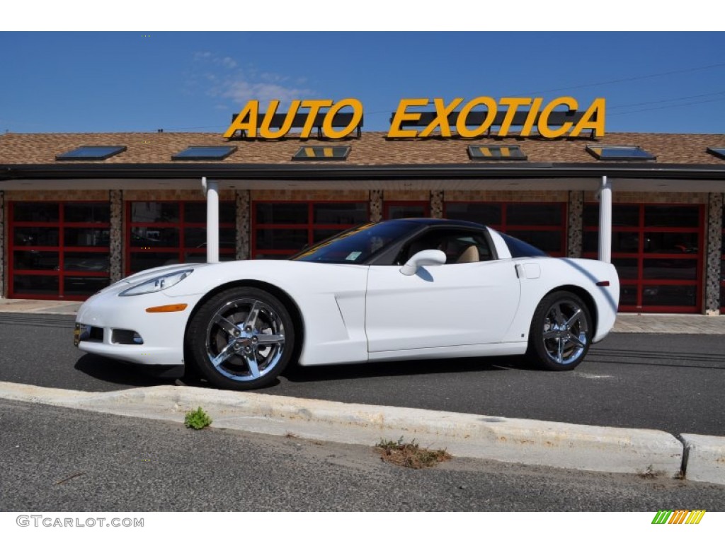 2007 Corvette Coupe - Arctic White / Cashmere photo #1