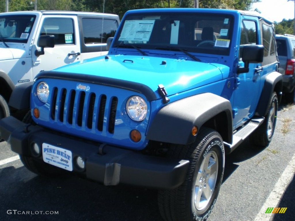 Cosmos Blue Jeep Wrangler