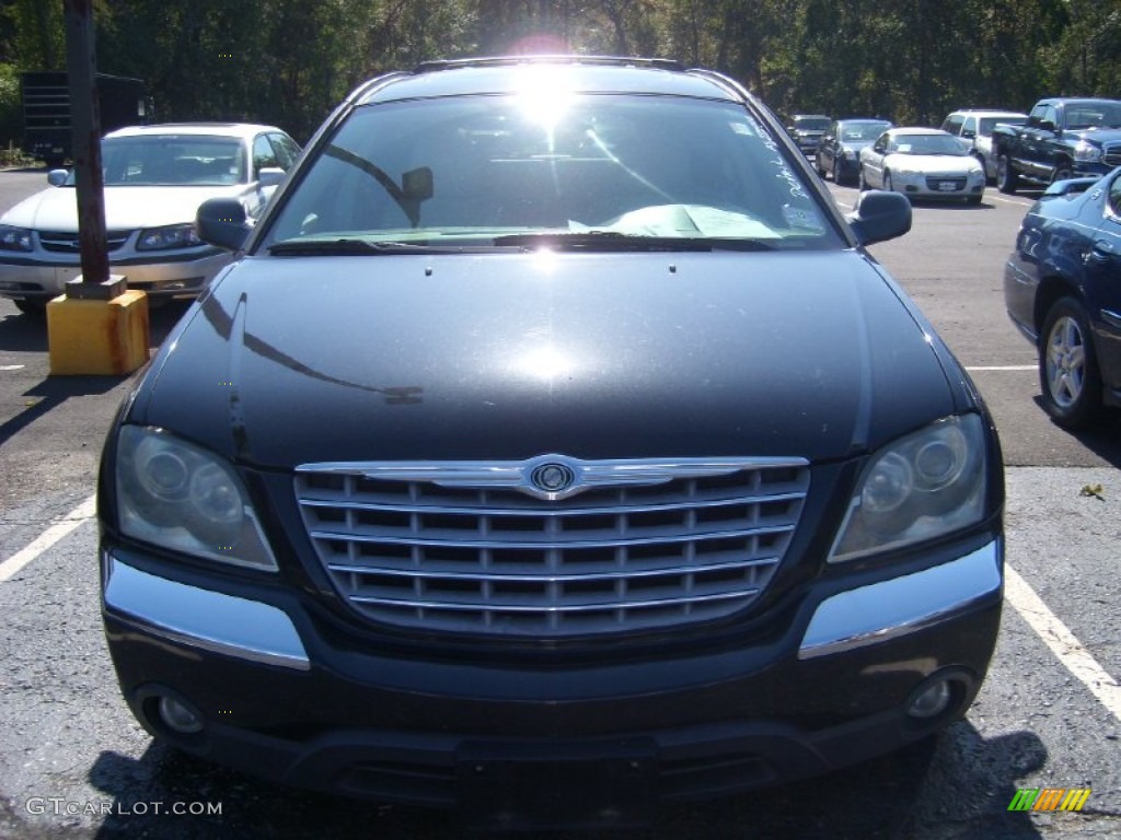 2004 Pacifica AWD - Brilliant Black Crystal Pearl / Light Taupe photo #2
