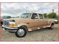 Light Saddle Metallic 1996 Ford F350 XLT Crew Cab Dually