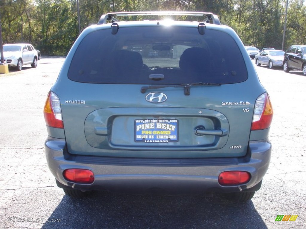 2002 Santa Fe GLS AWD - Pine Green / Beige photo #5