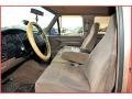 Beige 1996 Ford F350 XLT Crew Cab Dually Interior Color