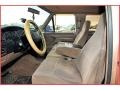  1996 F350 XLT Crew Cab Dually Beige Interior