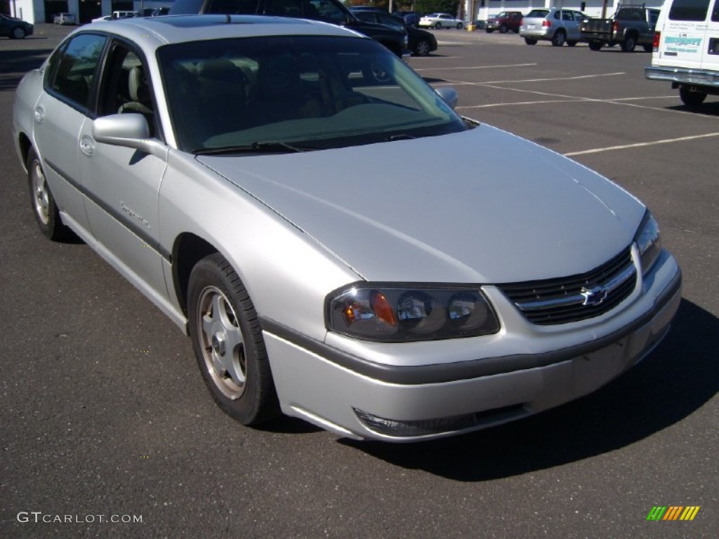 2002 Impala LS - Galaxy Silver Metallic / Medium Gray photo #3