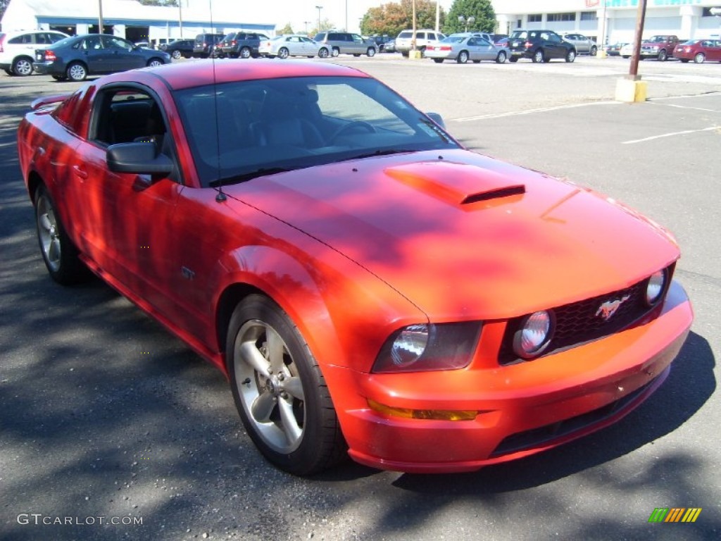 2007 Mustang GT Premium Coupe - Torch Red / Dark Charcoal photo #3