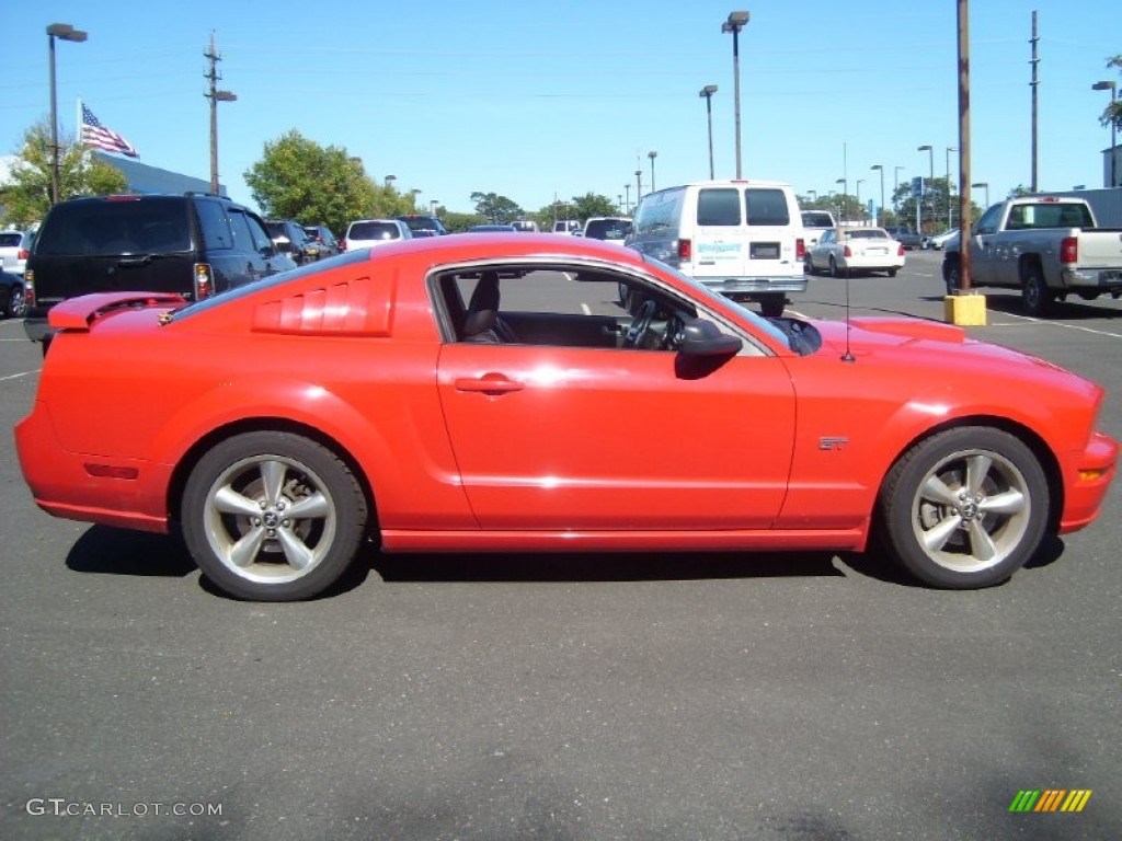 2007 Mustang GT Premium Coupe - Torch Red / Dark Charcoal photo #7