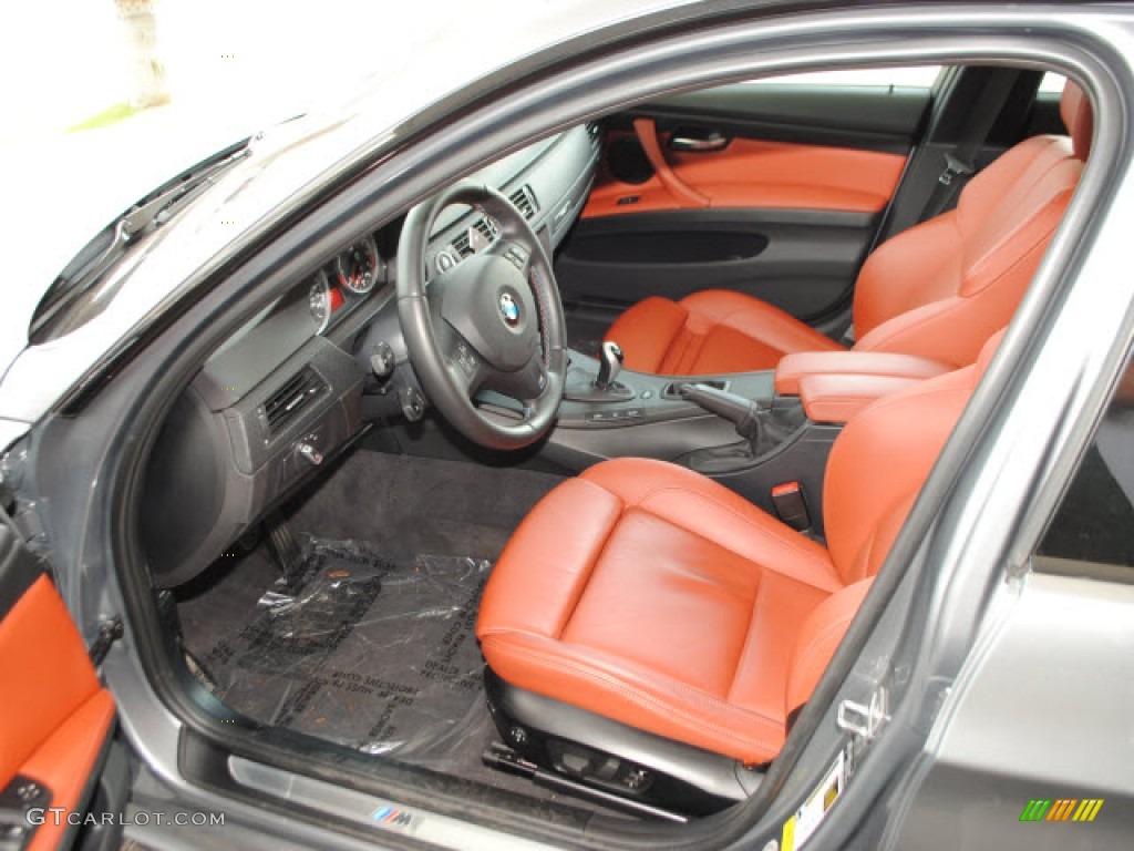 Fox Red Novillo Leather Interior 2011 BMW M3 Sedan Photo #54998416
