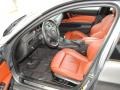 Fox Red Novillo Leather Interior Photo for 2011 BMW M3 #54998416