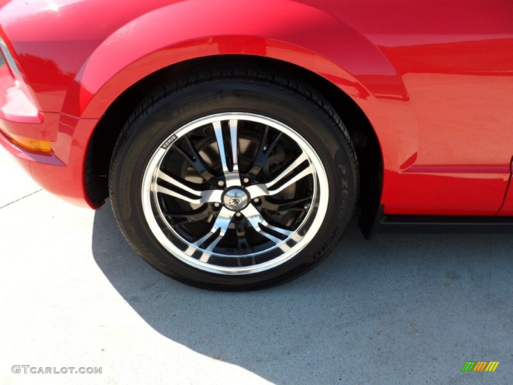 2005 Ford Mustang V6 Premium Coupe Custom Wheels Photo #55002472