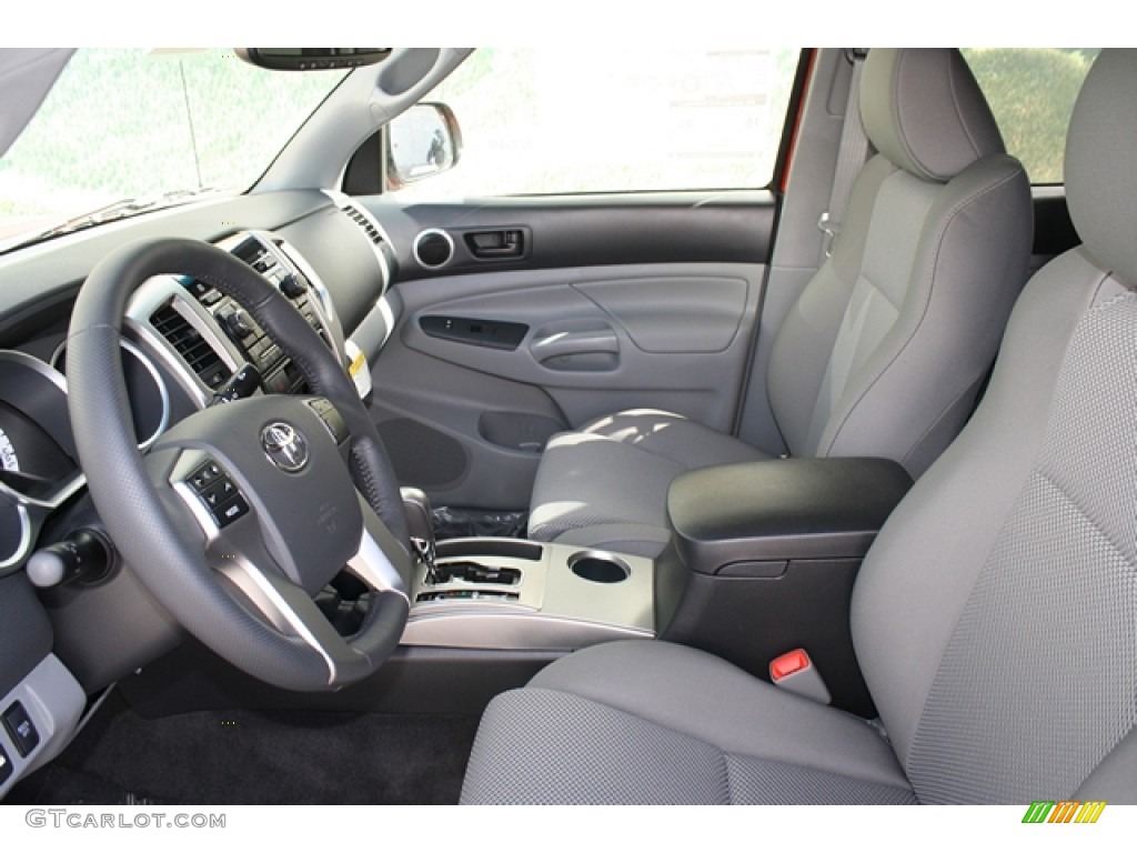 Graphite Interior 2012 Toyota Tacoma V6 TRD Double Cab 4x4 Photo #55002748