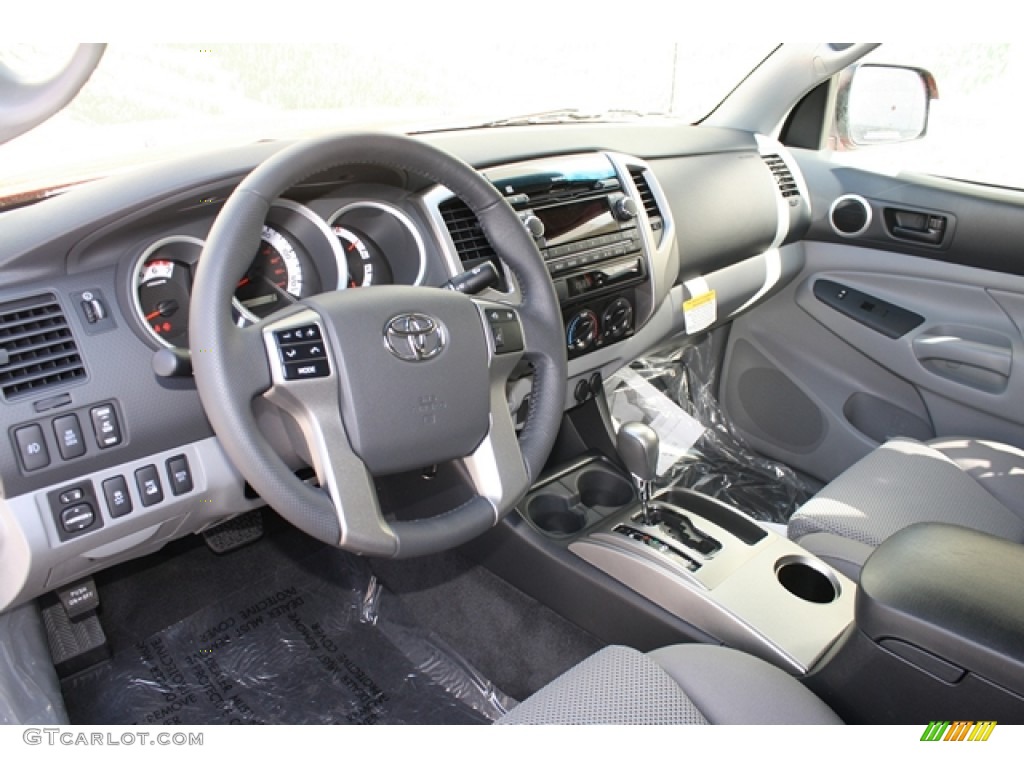 Graphite Interior 2012 Toyota Tacoma V6 TRD Double Cab 4x4 Photo #55002757