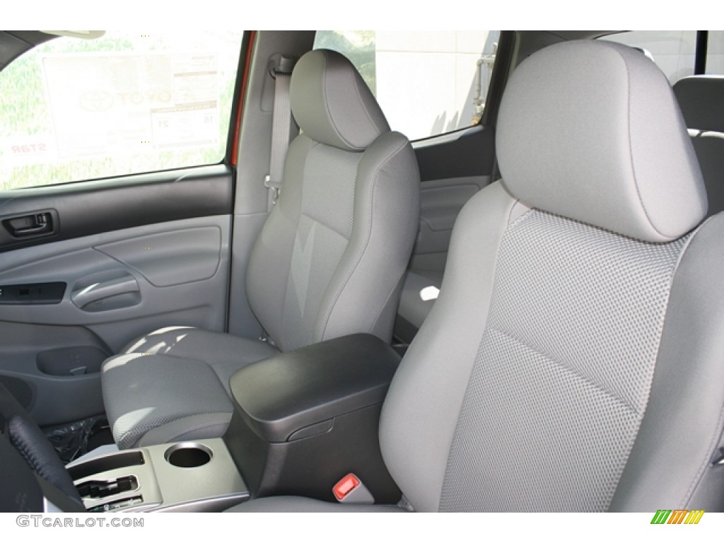 Graphite Interior 2012 Toyota Tacoma V6 TRD Double Cab 4x4 Photo #55002775