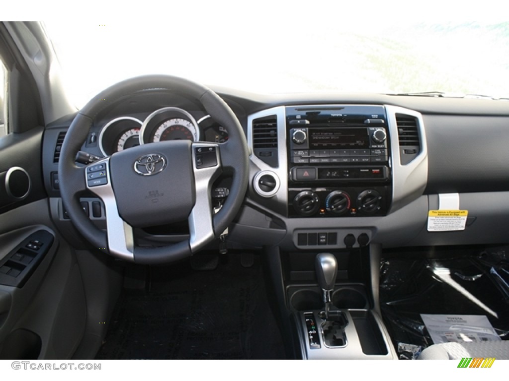 2012 Tacoma V6 SR5 Double Cab 4x4 - Magnetic Gray Mica / Graphite photo #9