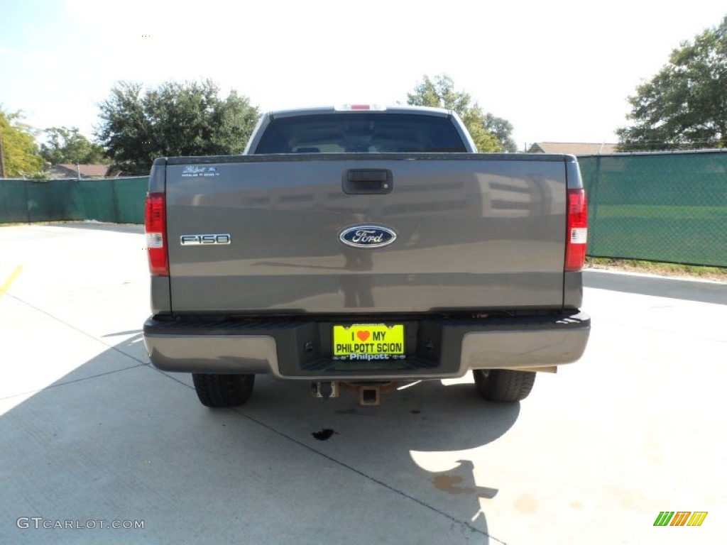 2004 F150 FX4 SuperCrew 4x4 - Dark Shadow Grey Metallic / Black/Medium Flint photo #4