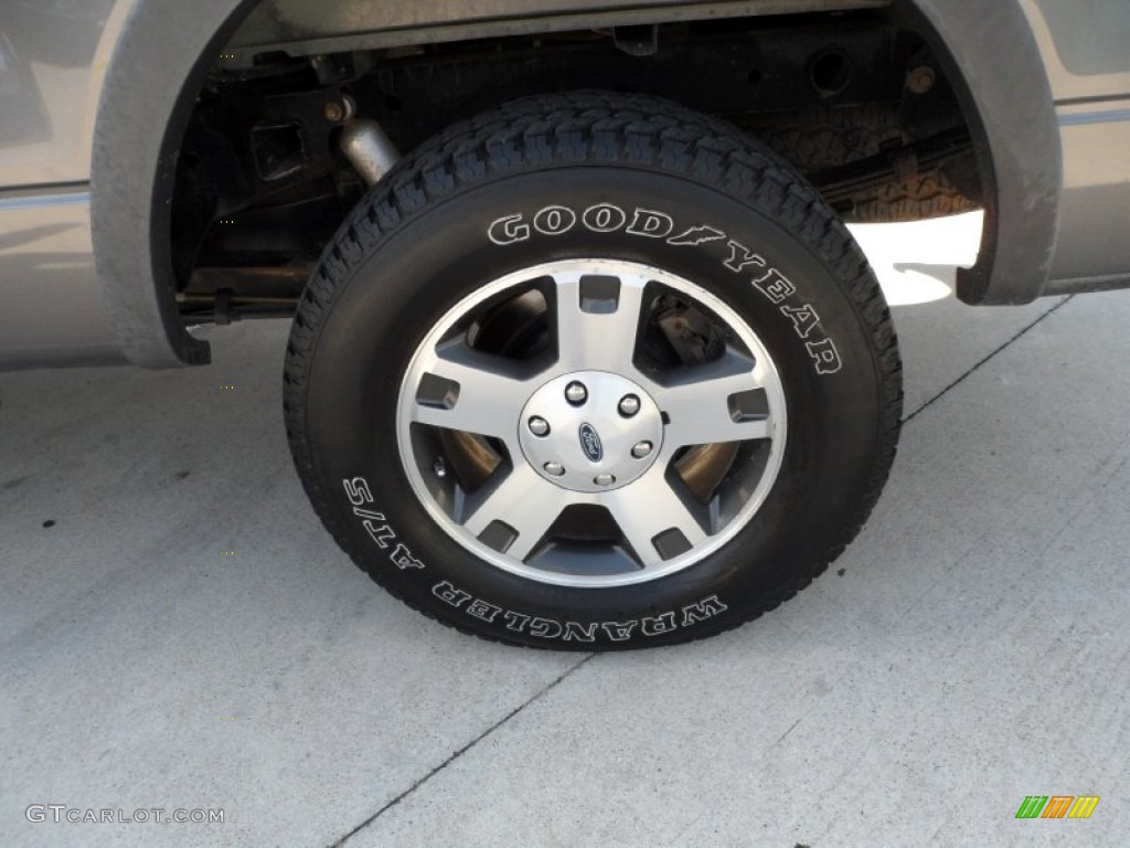 2004 F150 FX4 SuperCrew 4x4 - Dark Shadow Grey Metallic / Black/Medium Flint photo #13