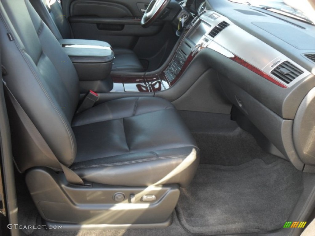 Ebony Interior 2010 Cadillac Escalade ESV Luxury AWD Photo #55003615