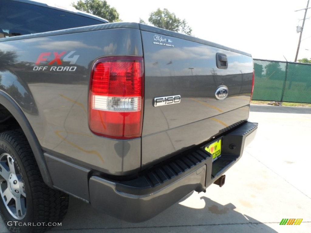 2004 F150 FX4 SuperCrew 4x4 - Dark Shadow Grey Metallic / Black/Medium Flint photo #22